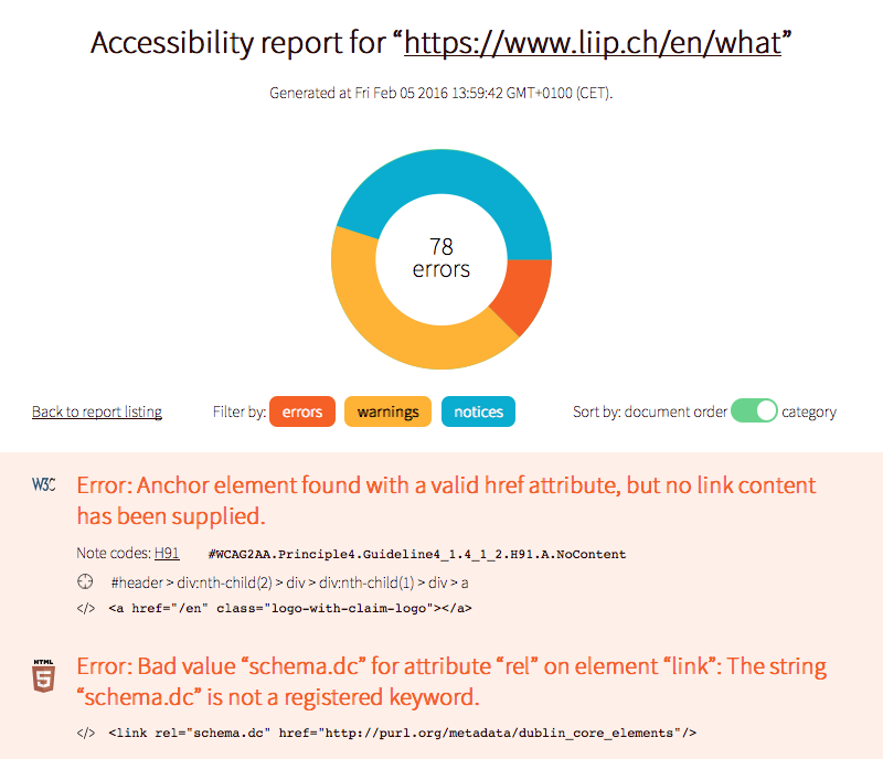 HTML Report Drill Down